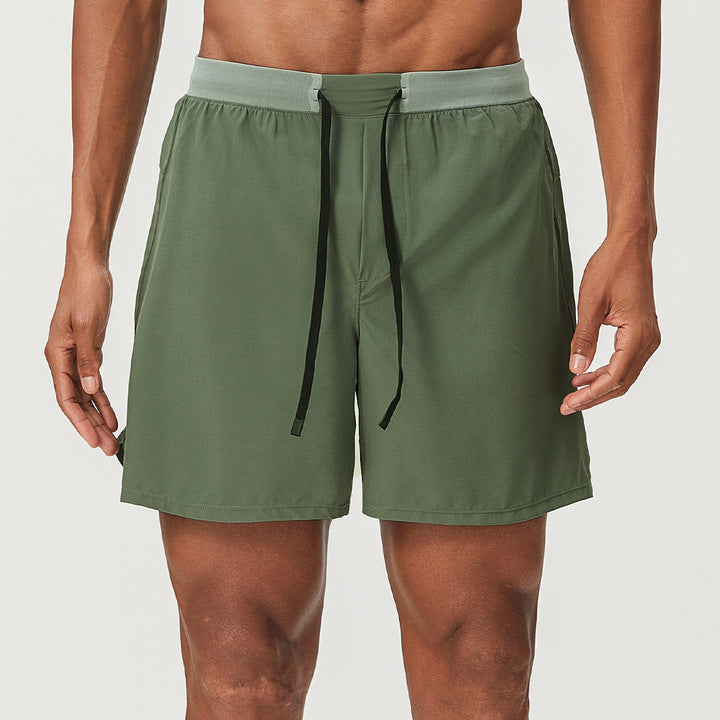 JY Customized Sports Running Quick-drying Breathable Shorts Double-layer Outdoor Sports Fitness Tennis Shorts Men
