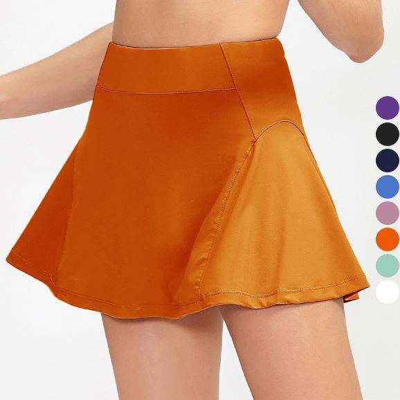 JY New Style Hot Selling Women's Hot Sale Women's Custom Pleated Tennis Skort High Elastic Stretchy Sports Clothing Tennis Wear