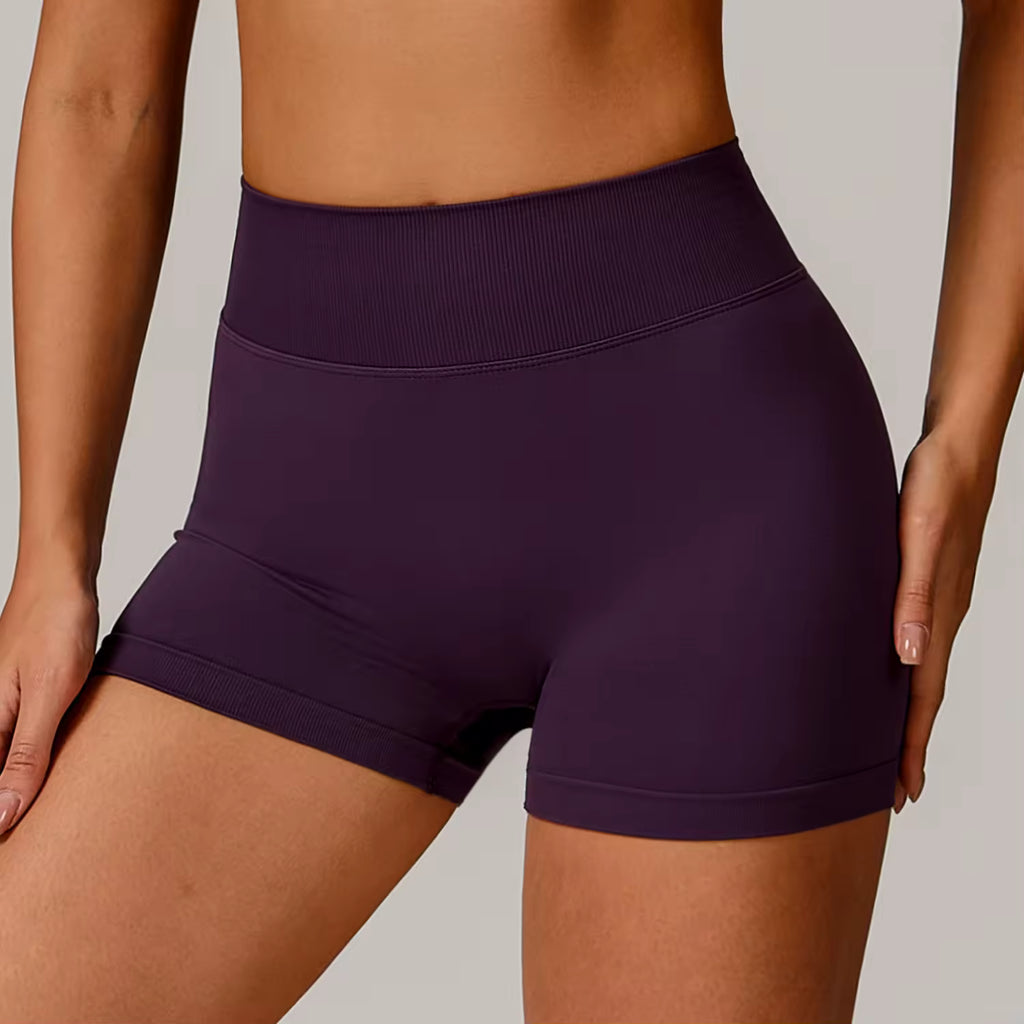 Scrunch High Waist Sports Shorts