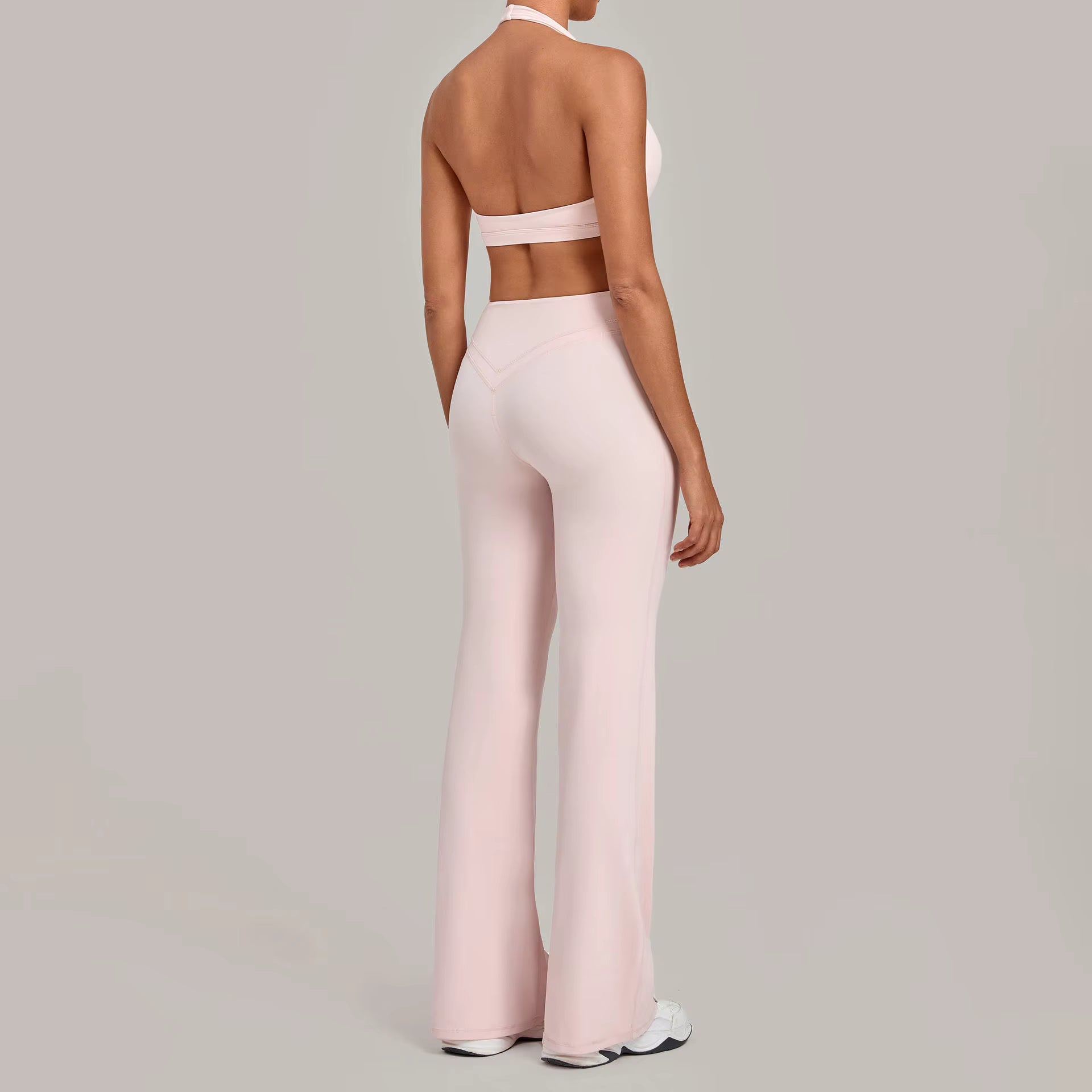 Flared Pants & Sports Bra Set