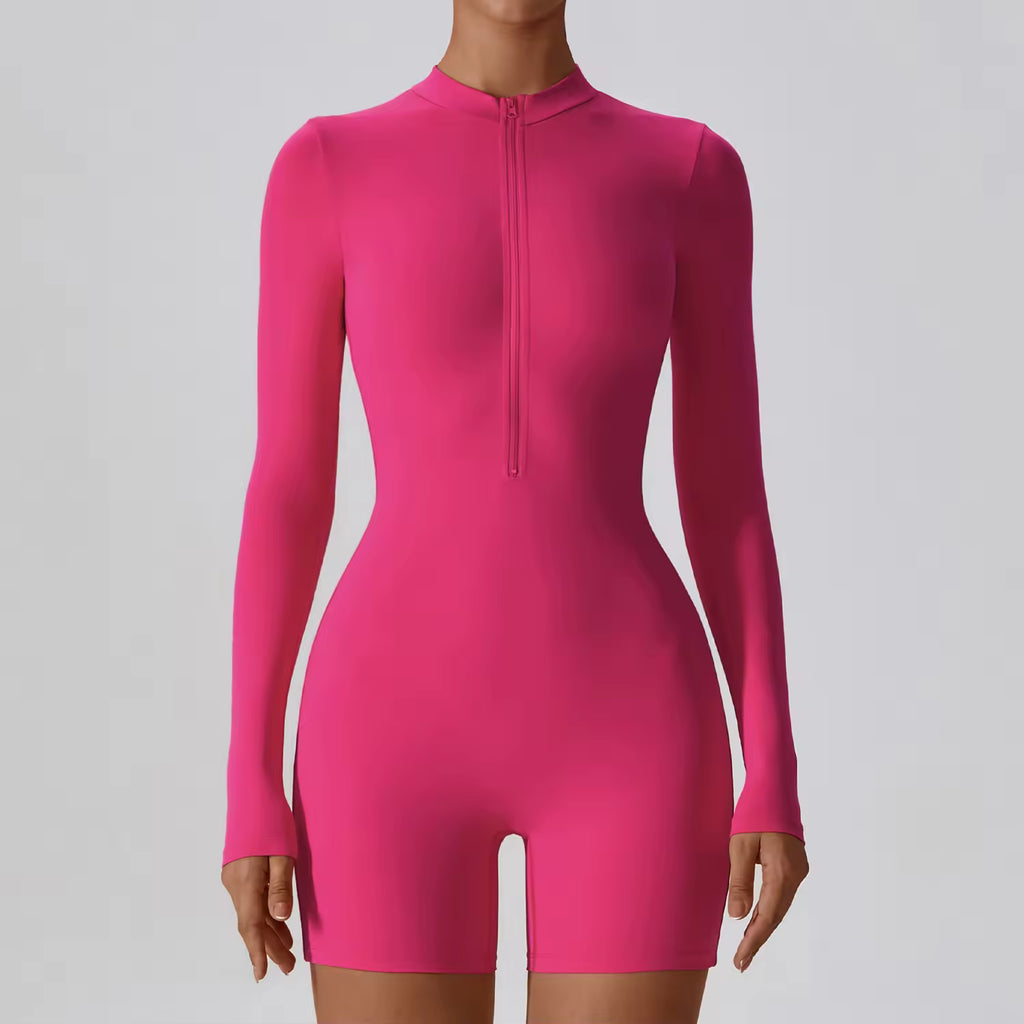 Contour Zip Front Jumpsuit