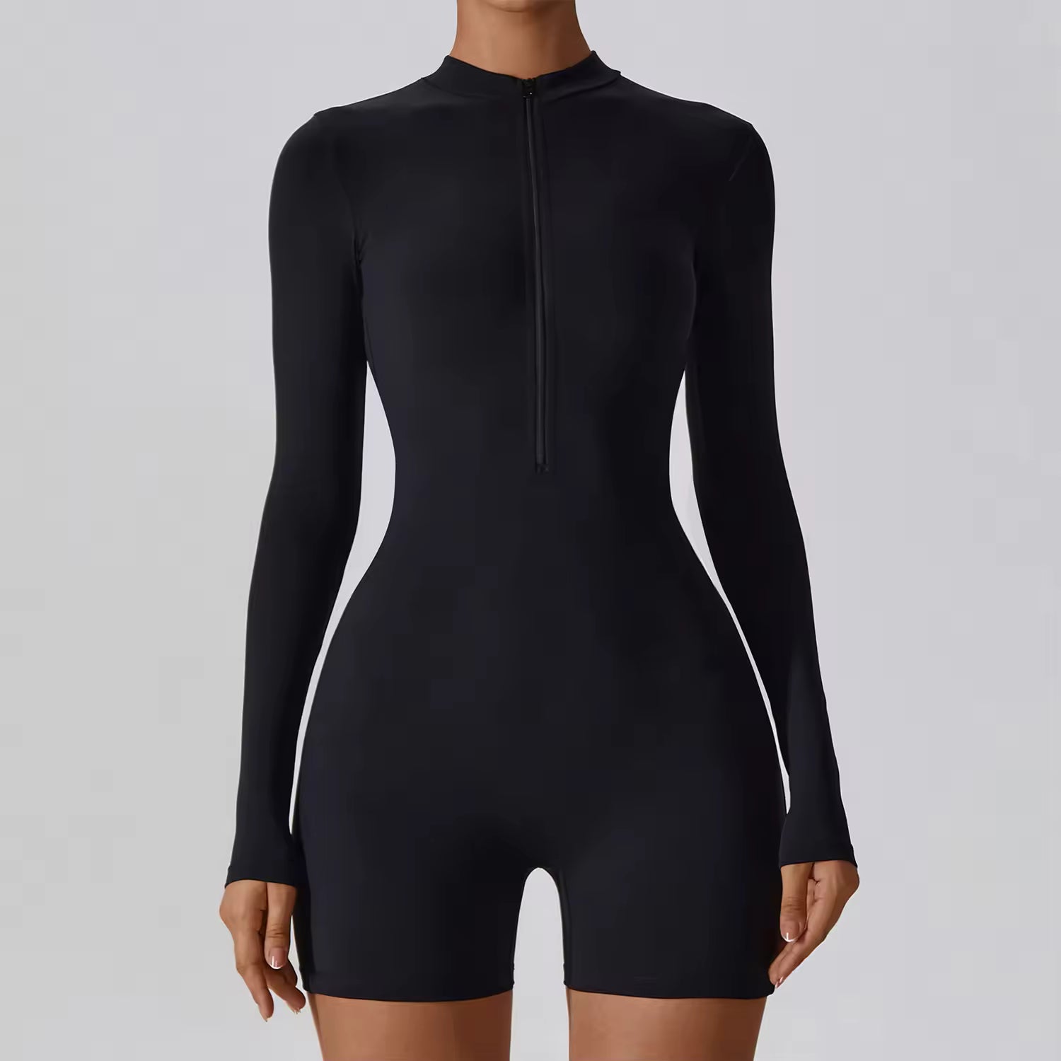 Contour Zip Front Jumpsuit