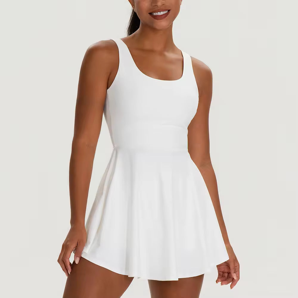 Built-In Shorts Tennis Dress