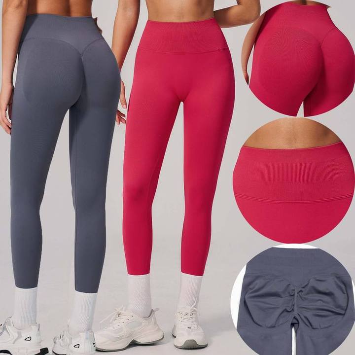JY Scrunch Butt Tummy Control Seamless Yoga Leggings Quick-Drying High Waist Pants Fitness Sports Gym Tights Leggings for Women