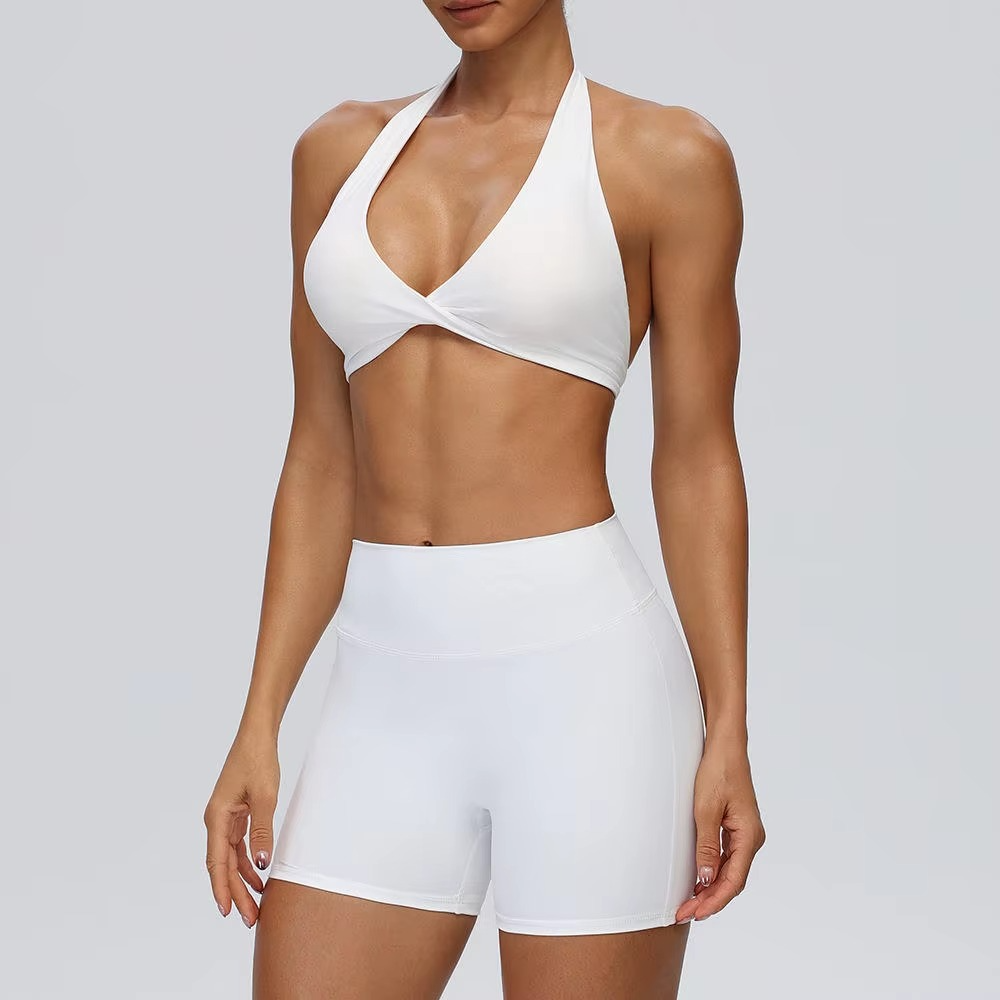 V-Neck Shorts Set