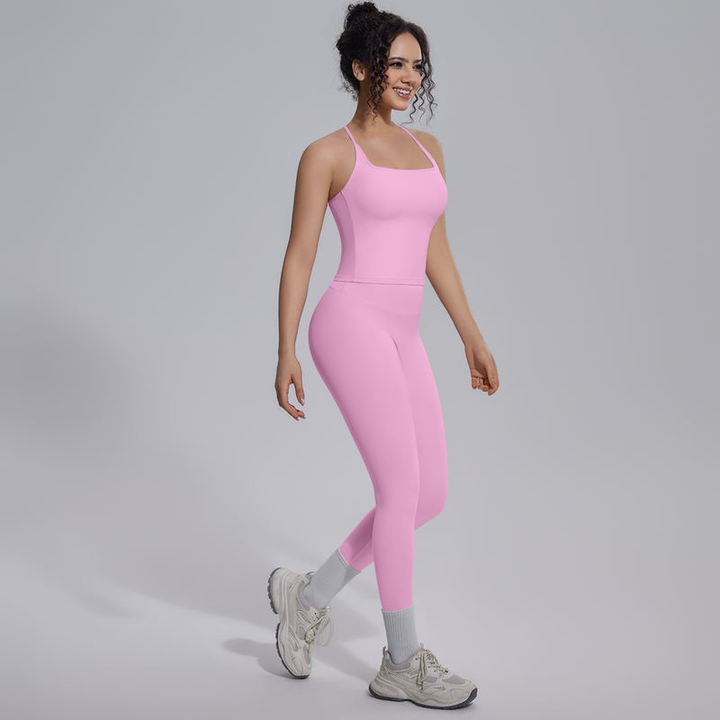 JY New Arrival Custom Logo Women's Solid High Waist Yoga Legging Bra Sets with Tummy Control High Quality Athletic Sportswears