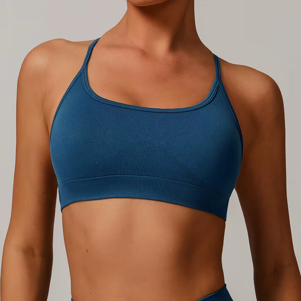 Crisscross Back High Support Sports Bra