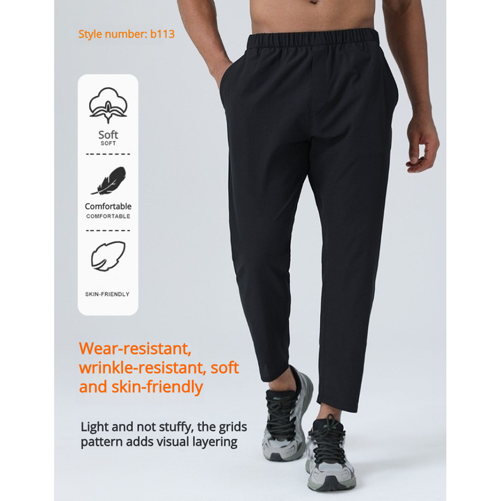 OEM Men's Casual Trouser Breathable Woven Sports Stretch Pants Vintage Style Outdoor Fitness Running Hiking Pants
