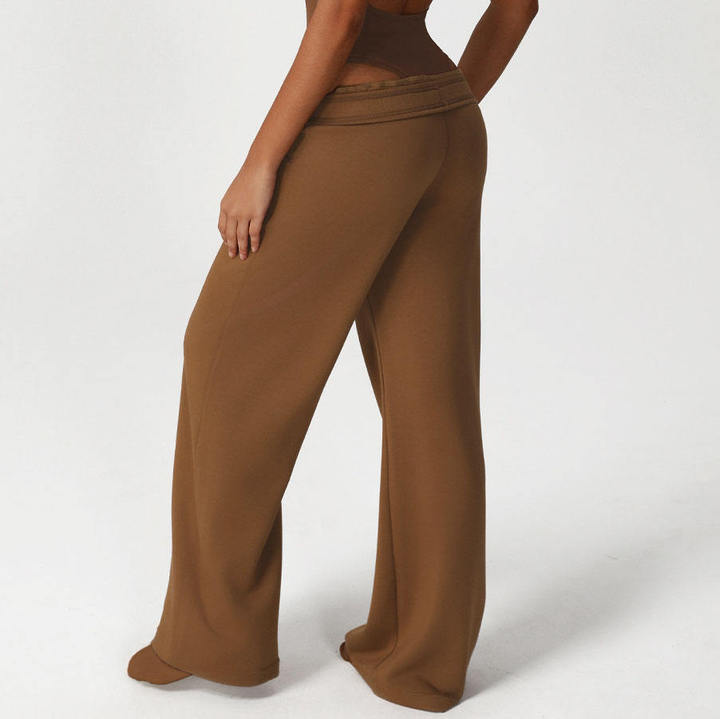 JY Hot Selling New Wide Leg Straight Loose Gym Pants Yoga Dance Loose Gym Sweatpants Women Stretchy Long Pants for Women Workout