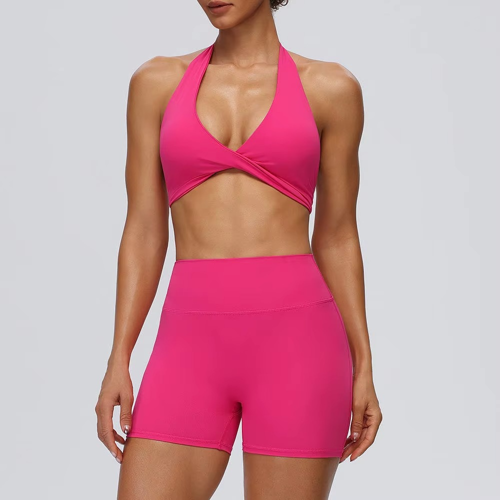 V-Neck Shorts Set