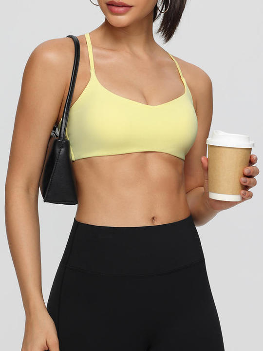 JY New Arrival Best-selling Fitness Sports Bra with Adjustable Shoulder Straps for Shock Absorption, Suitable Running and Yoga