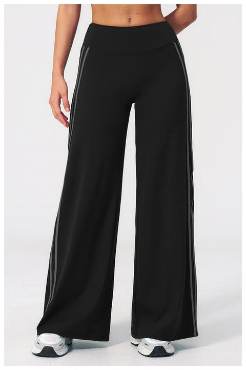 JY Hot Selling New Wide Leg Straight Loose Gym Pants Yoga Dance Loose Gym Sweatpants Women Stretchy Long Pants for Women Workout