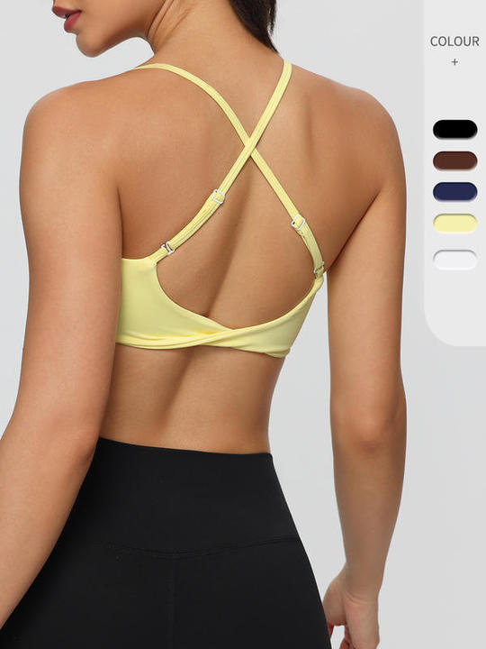 JY New Arrival Best-selling Fitness Sports Bra with Adjustable Shoulder Straps for Shock Absorption, Suitable Running and Yoga