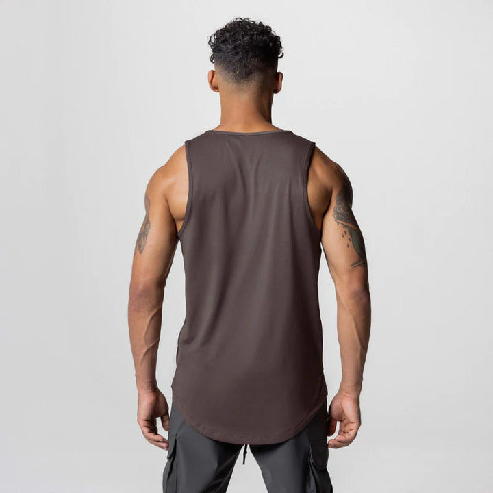 JY Custom Plus Size Men's Tank Top Quick Dry Athletic Workout Fitness Sleeveless T-shirt Breathable Sleeveless for Men