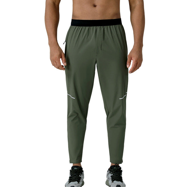3XL Wholesale Lu's Mens Sporty Running Pants Quick-Dry men clothes Breathable Elastic Anti-Static Outdoor Fitness joggers Pants