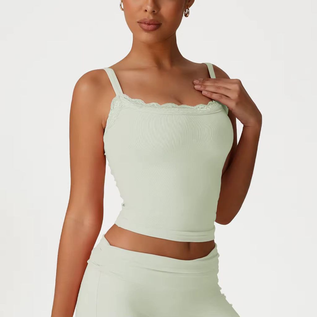 Lace Trim Tank
