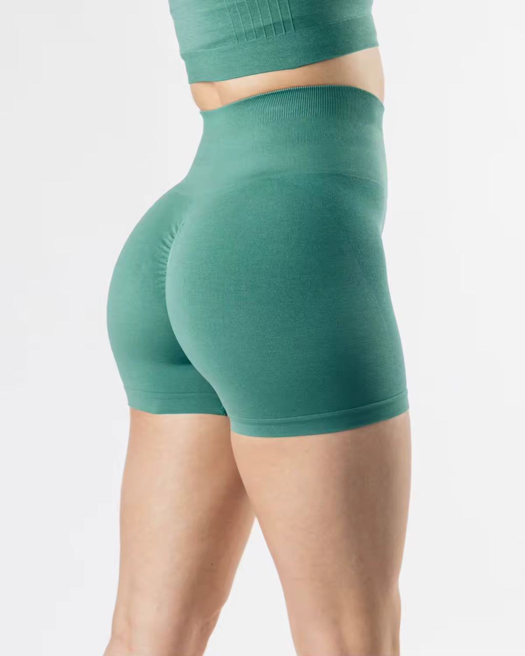 High Waist Scrunch Gym Shorts