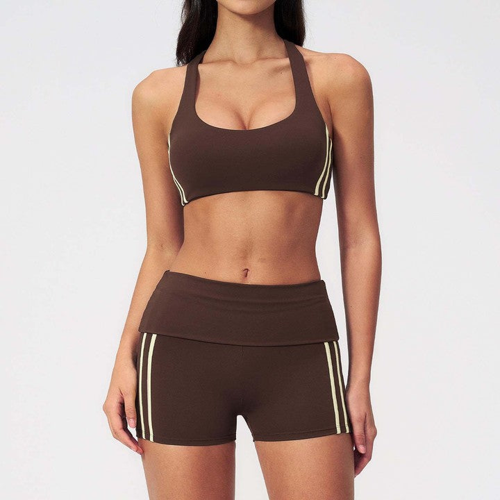 Hot-Selling Summer Yoga Set: High-Waisted, Butt-Lifting, Form-Fitting Shorts with Quick-Dry Yoga Fabric