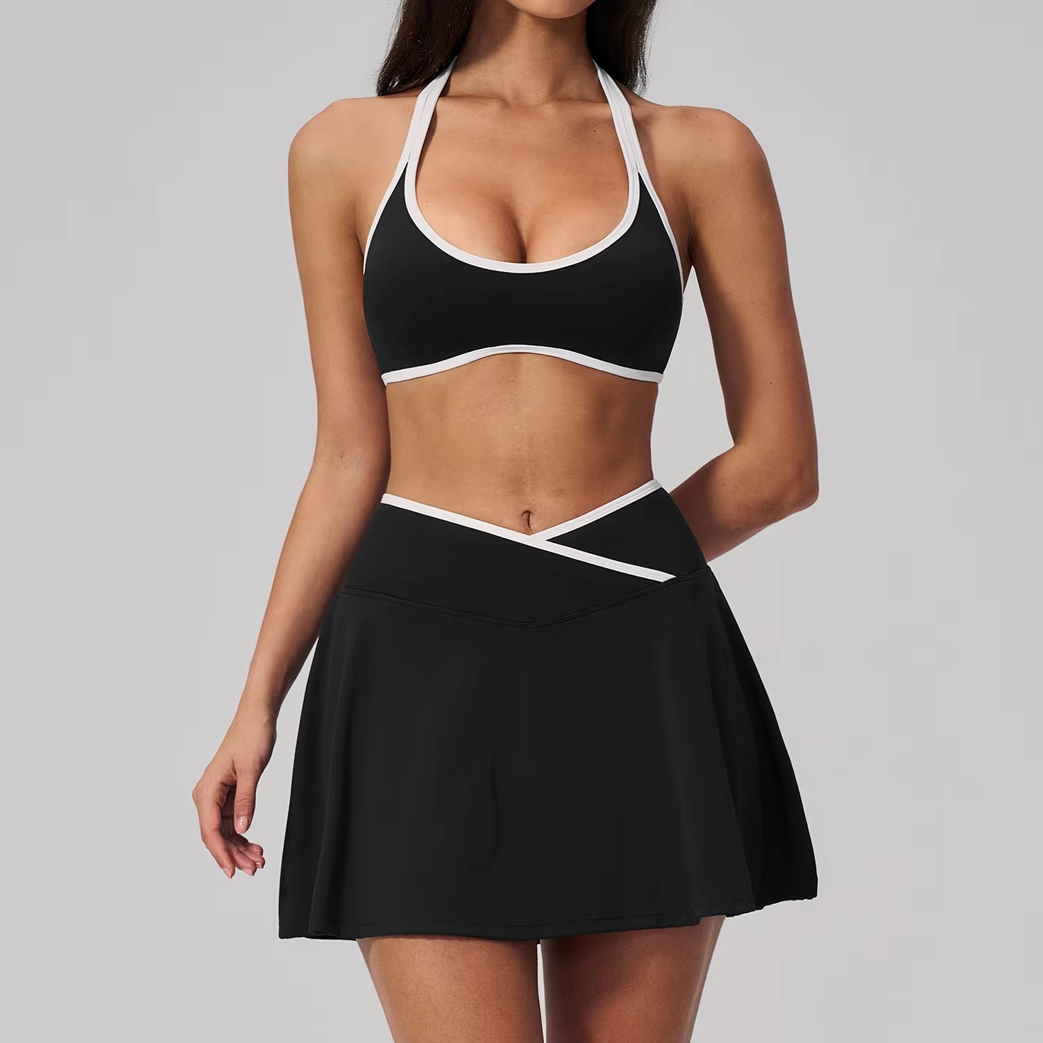 Strapless Skort Set