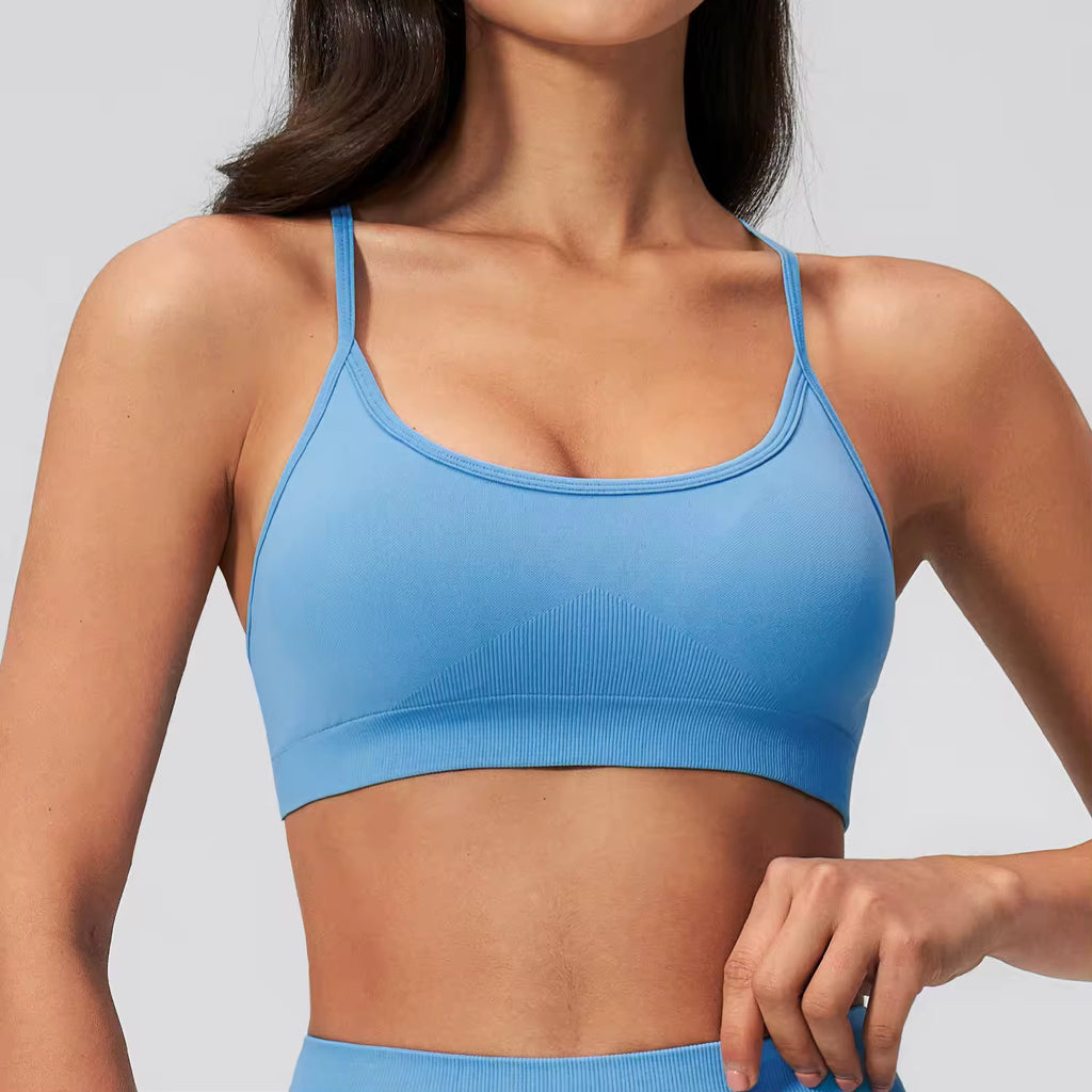 Crisscross Back High Support Sports Bra