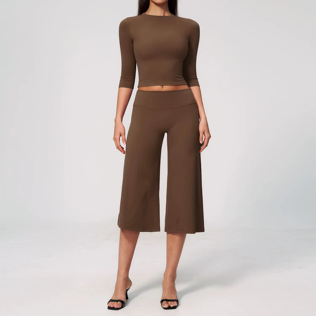 long Sleeve Capri Set