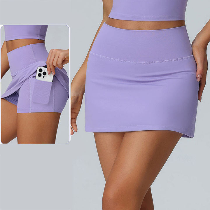 JY Women's New Arrival Custom Women Girls Sports Skort With Pocket Shorts Workout Fitness Running Outdoors Dance Tennis Skort