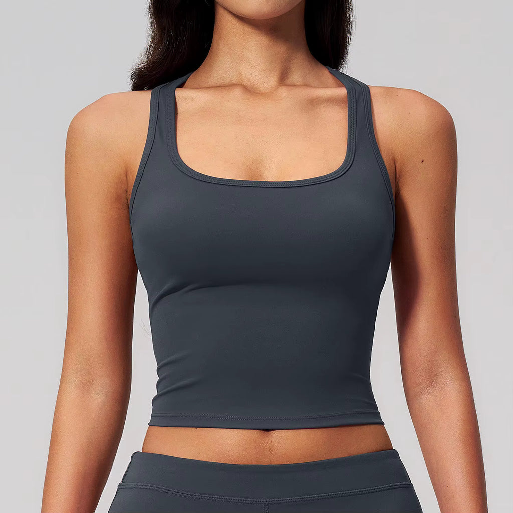 Aura Brushed Racerback Tank