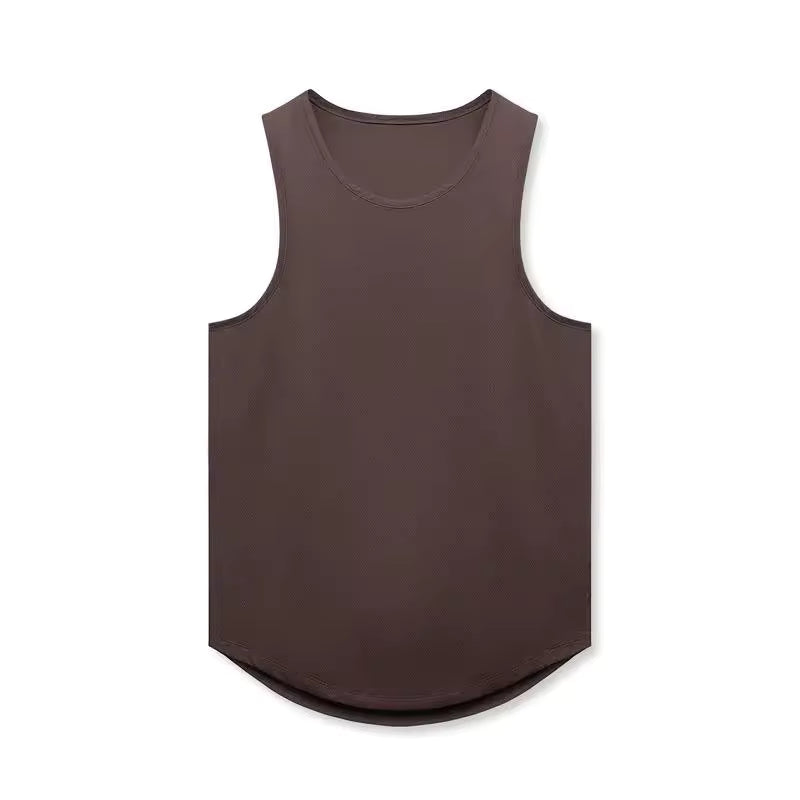 JY Custom Plus Size Men's Tank Top Quick Dry Athletic Workout Fitness Sleeveless T-shirt Breathable Sleeveless for Men