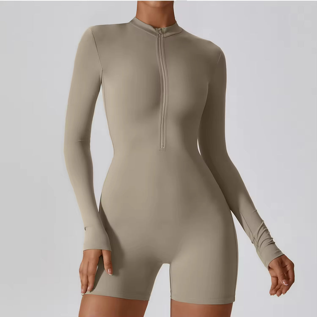 Contour Zip Front Jumpsuit