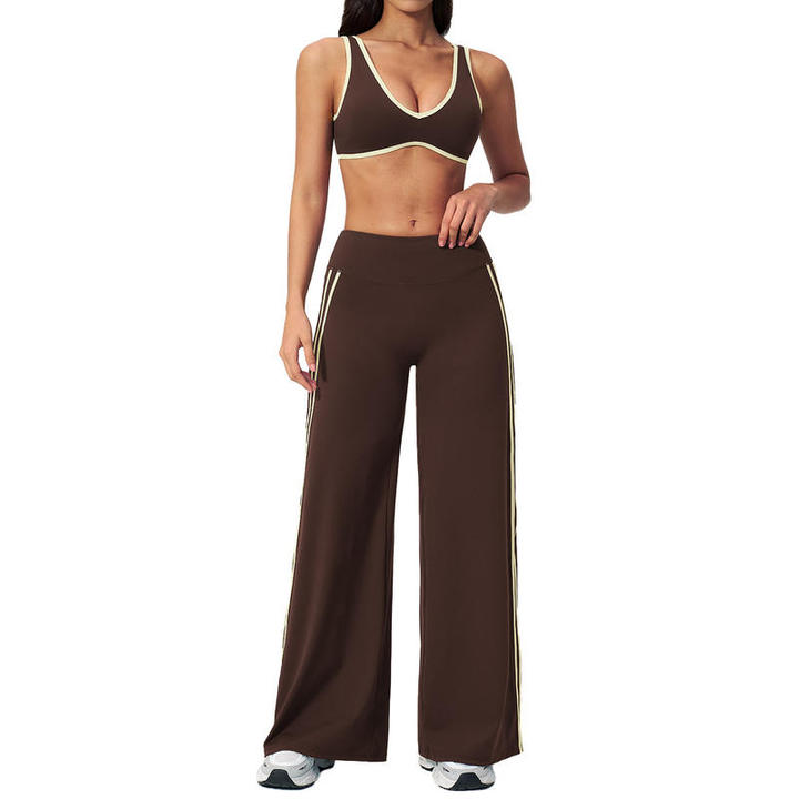 JY New Arrival Naked Feeling Tight Yoga Suit for Slimming and Quick Drying, Fitness Suit Outdoor Running Sports Suit for Women