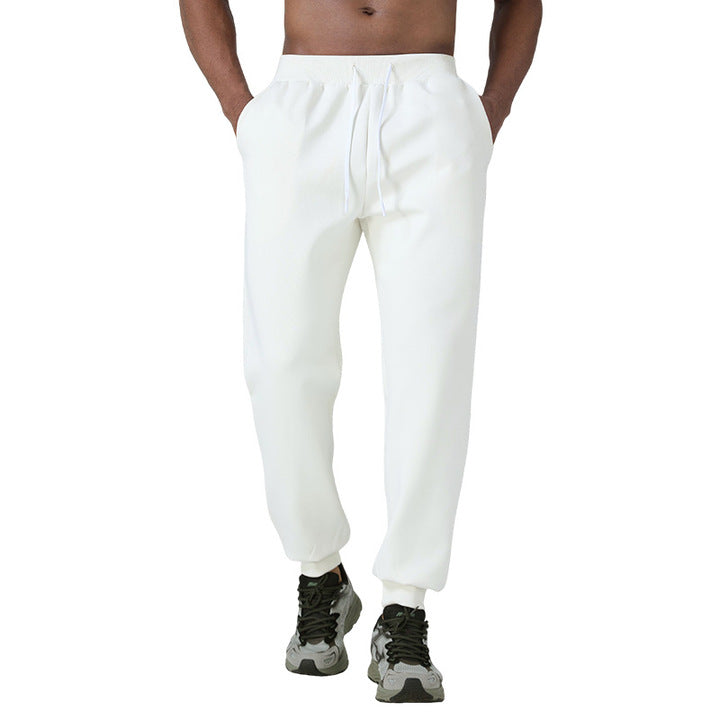 OEM High Vintage Lightweight Cotton Running Training Tight-Fitting Mouth Sweatpants Casual Quick-Drying Men's Casual Trousers
