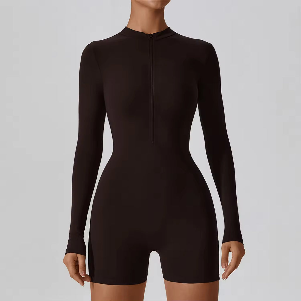 Contour Zip Front Jumpsuit