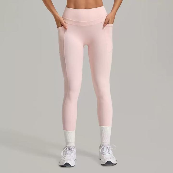 JY Wholesale Breathable Spandex Womens Workout Wear in Stock High Quality Gym Clothing High Stretch Women Leggings With Pocket
