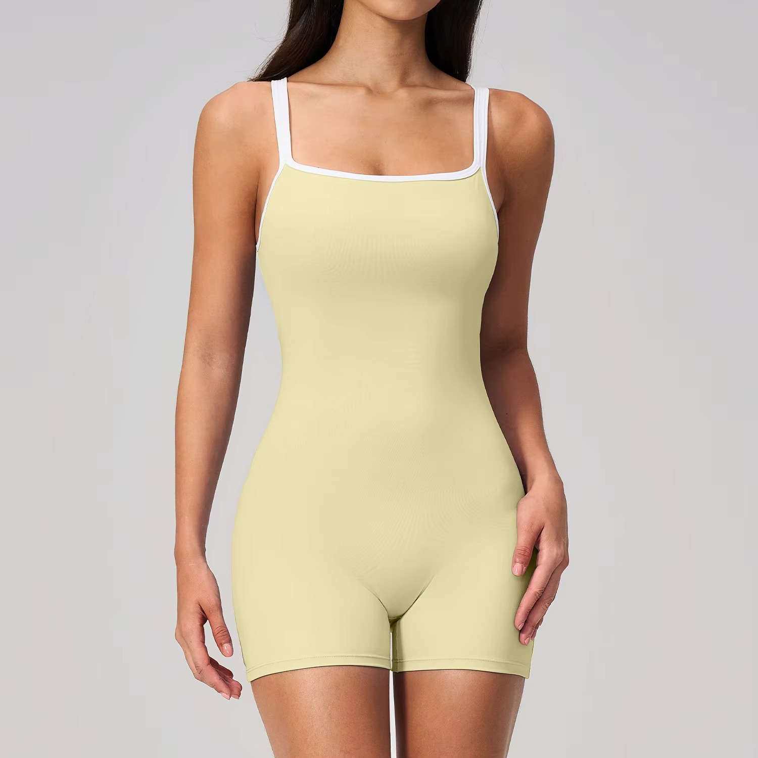 Backless Sculpt Romper