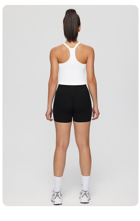 JY 2026 High Quality Ladies Fitness Yoga Workout Sleeveless Crop Tops With Pads Women Breathable Soft Sports Gym Crop Tank Tops
