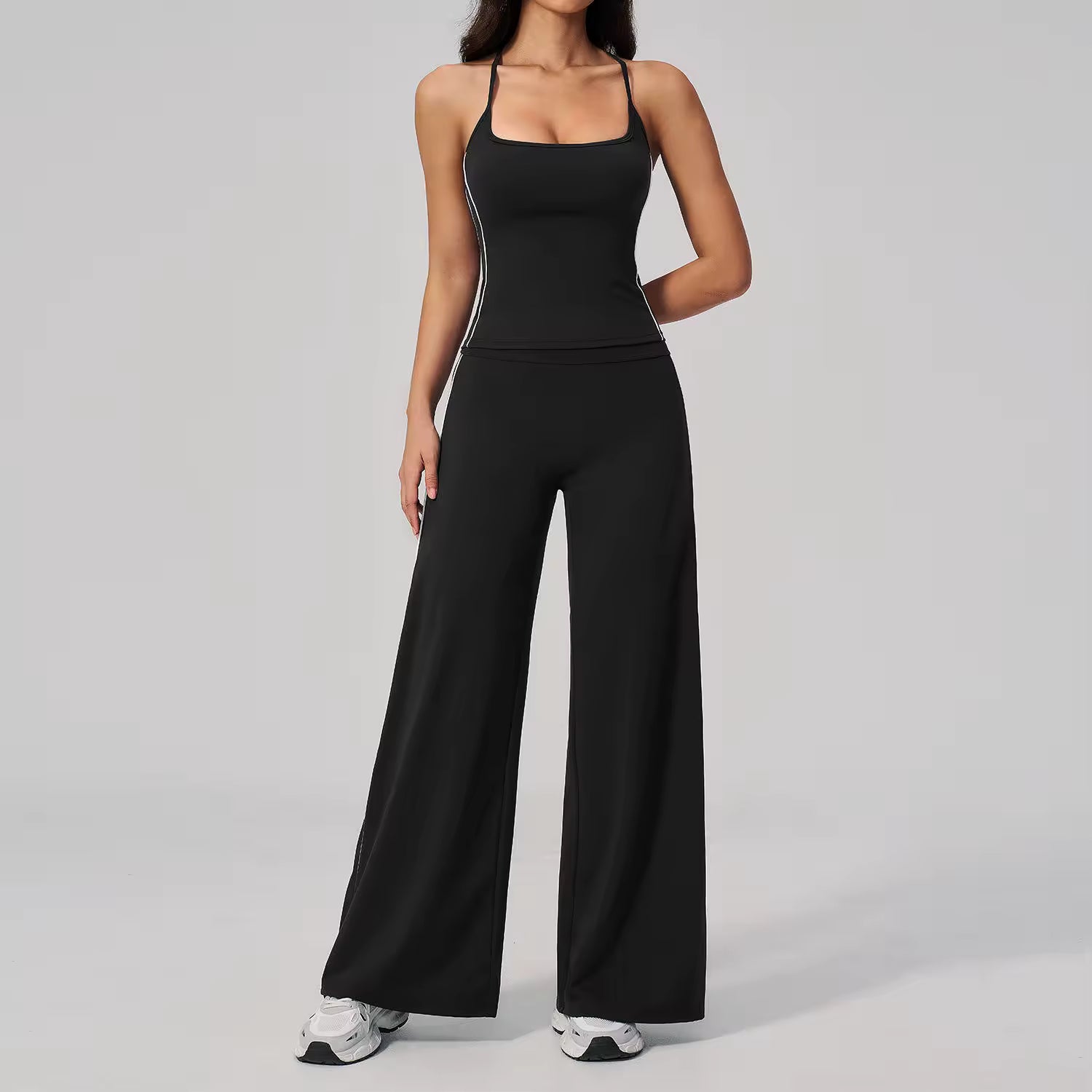 Halter Flare Leggings Set