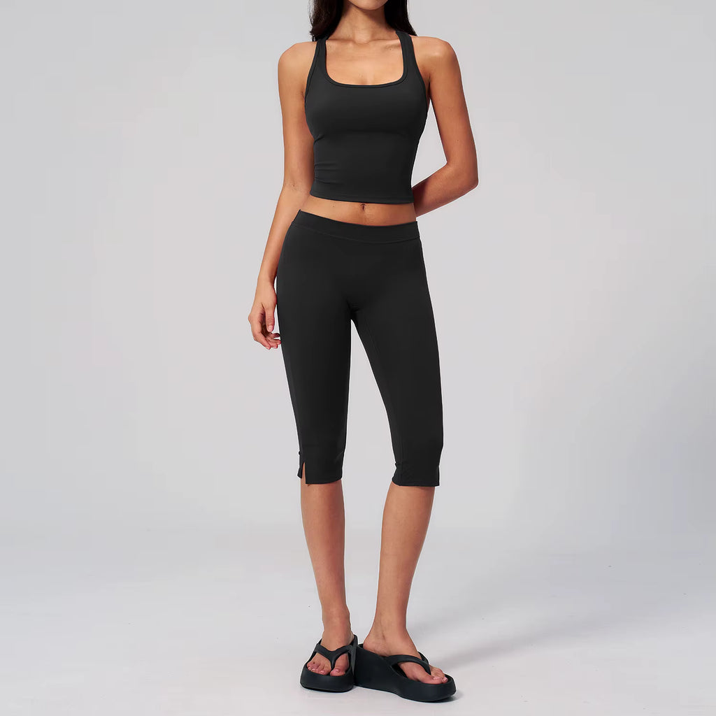 Brushed Sculpt Capri Set