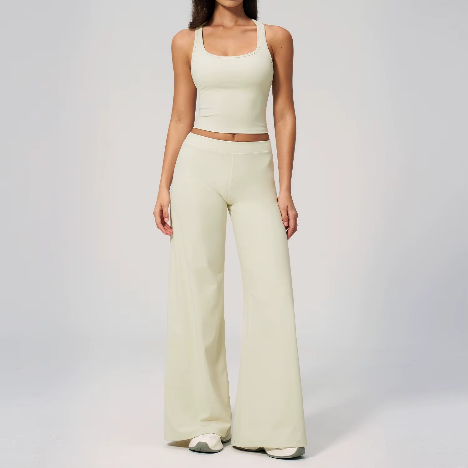 Stand Collar Leggings Set