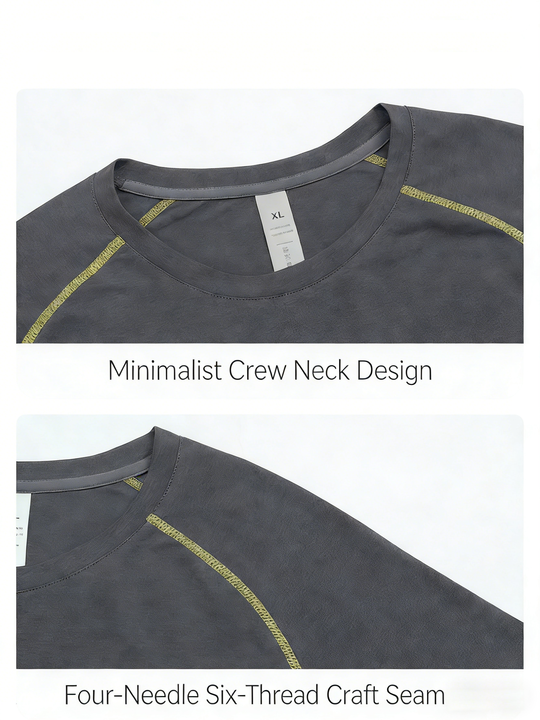 Men's Printed Sport Shirt Long Sleeve Slim Fit Breathable Quick-Drying Knitted Polyester/Spandex for Outdoor Running & Cycling