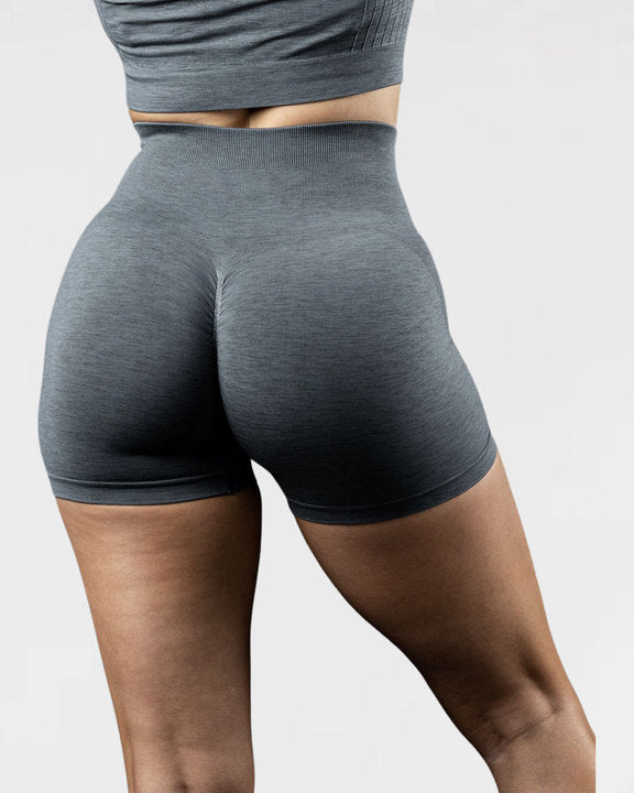 2022 Gym Yoga Shorts for Women Seamless Tight Legging High Waist Scrunch Butt Workout Running Yoga Pants Leggings for Sport