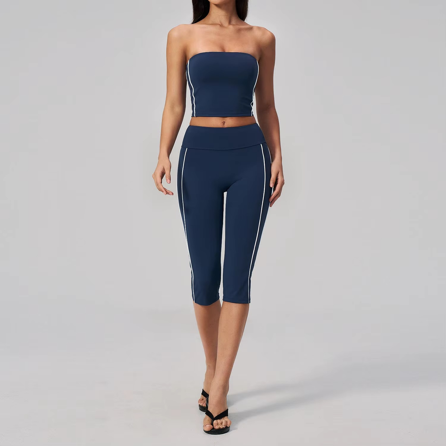 Strapless Capri Set