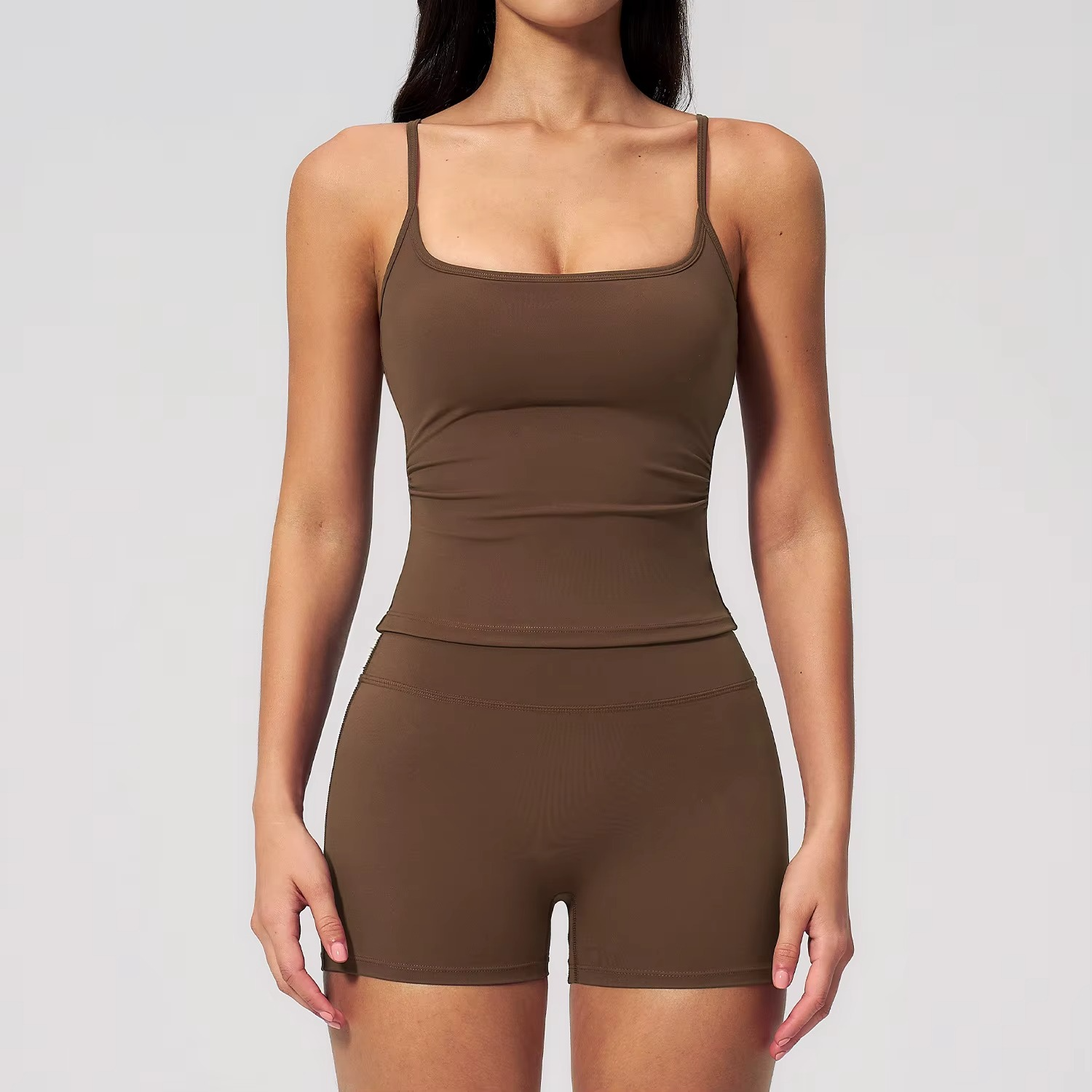 Tank, Shorts & Leggings Set