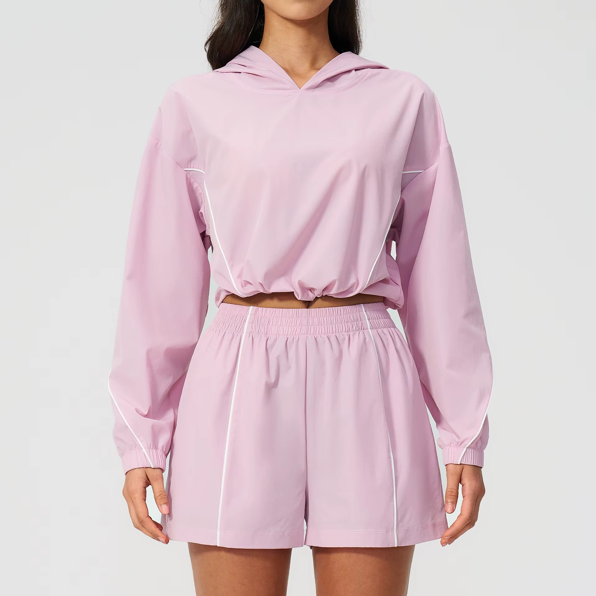 Running Jacket Shorts Set