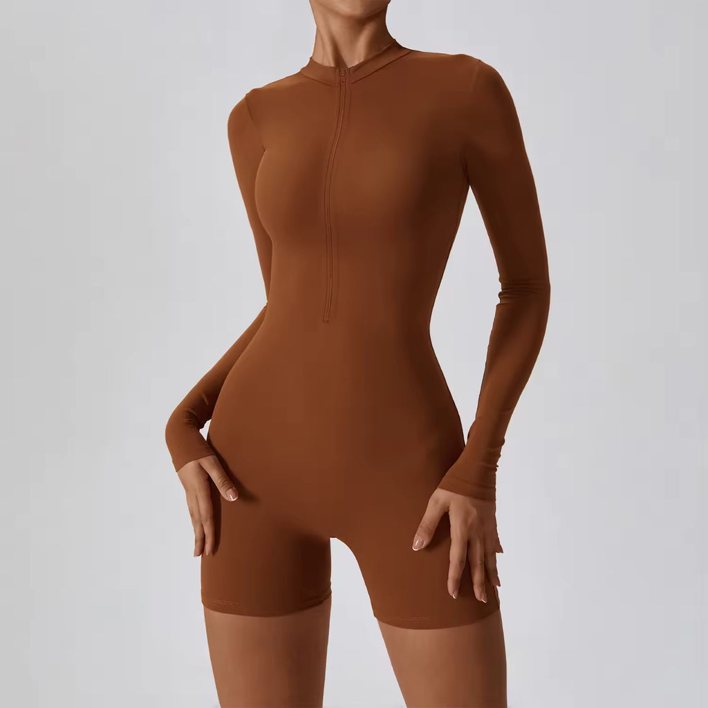 Contour Zip Front Jumpsuit