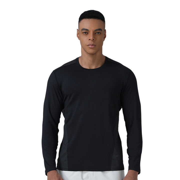 Quick-Dry Long Sleeve Gym & Running Top Sporty Stretch Jersey 300 Grams Breathable Moisture-Wicking for Hiking Blank Design