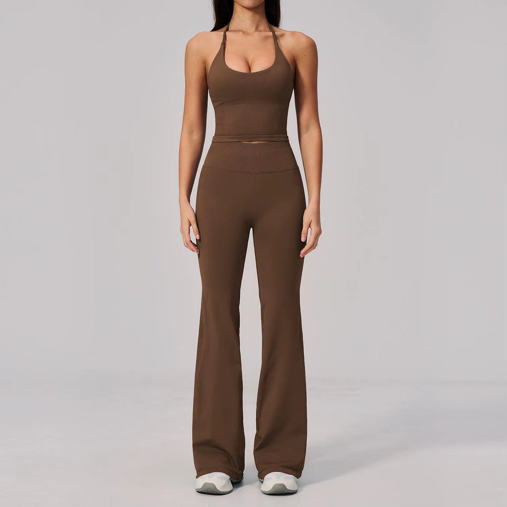 Seamless Ribbed Wide Leg Set