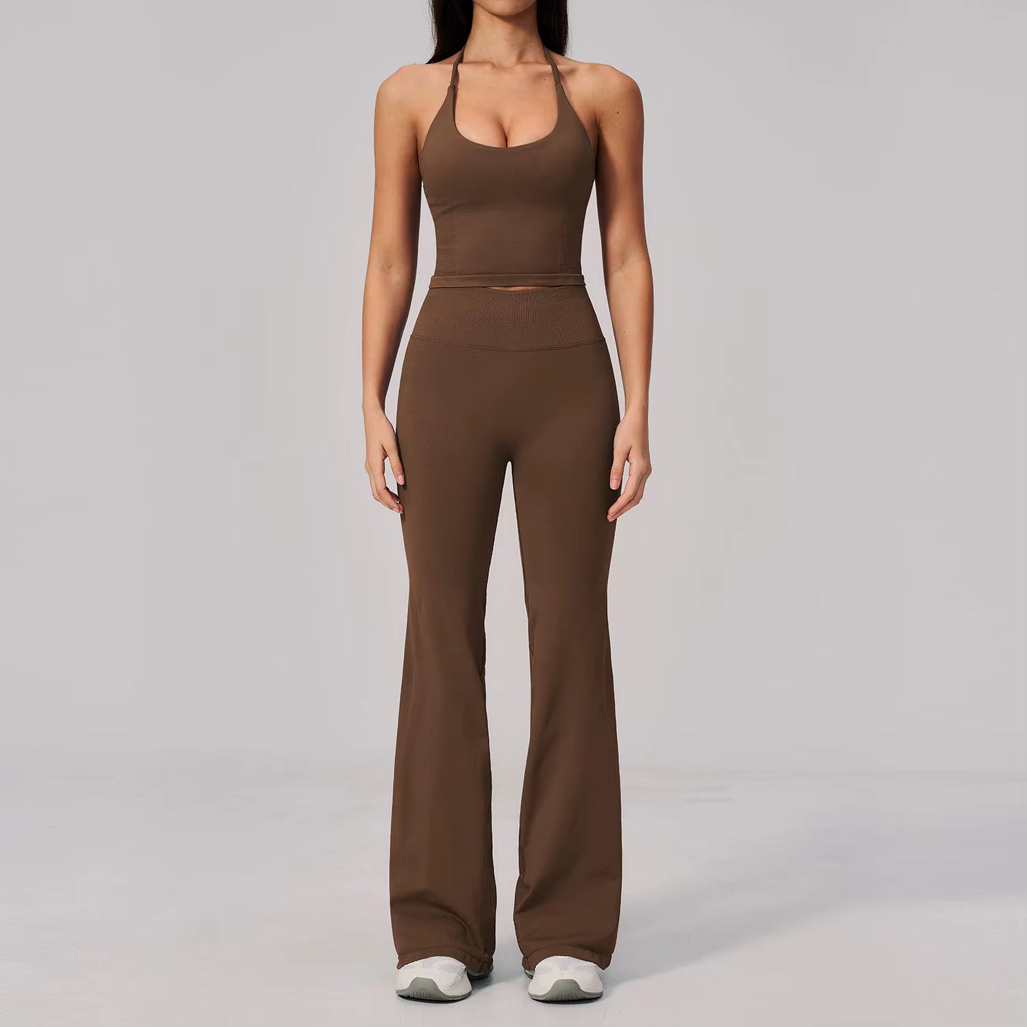 Seamless Ribbed Wide Leg Set
