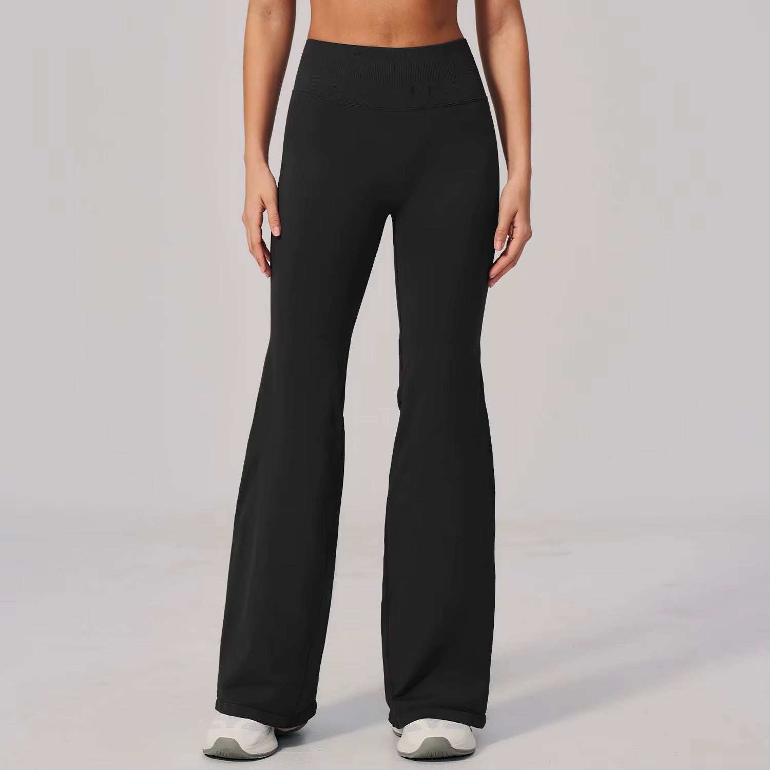 JY Wholesale Breathable Seamless High Waist Yoga Pants for Women Slim Fit Breathable Elastic Spandex Tummy Control Scrunch Back