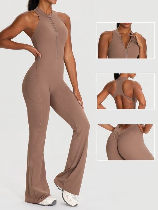 JY High Elasticity Wholesale Fitness Yoga Clothes 1 Piece High Strength Workout Wear Women Gym One Piece Yoga Sports Jumpsuit
