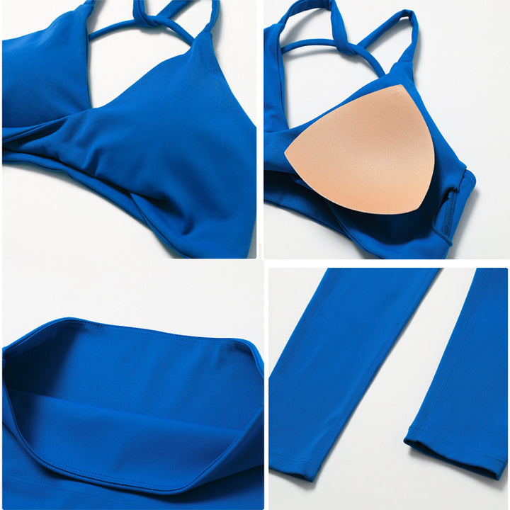 New Plus Size Sportswear Running Padded Bra High Waist Leggings Gym Fitness 2 Pcs Set Quick Dry L-3XL Workout Set for Women